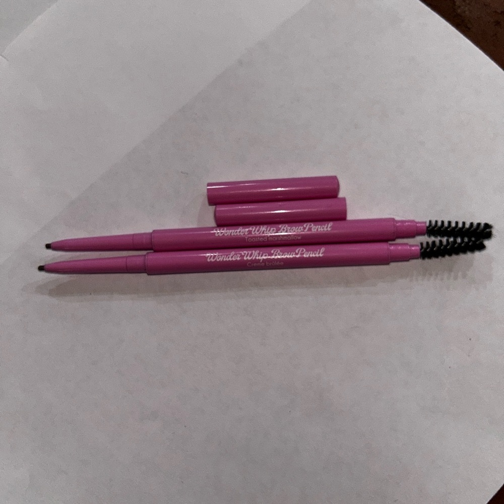 Pink Wonder Whip Brow Pencils Toasted Marshmallow Crème Brulee taupe dark brown